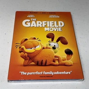 The Garfield Movie 2024 Blu-ray + DVD + Digital w/ Slipcover NEW - Bild 1 von 3