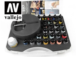 Vallejo Model Air - Basic Colours & Airbrush Set - Picture 1 of 4