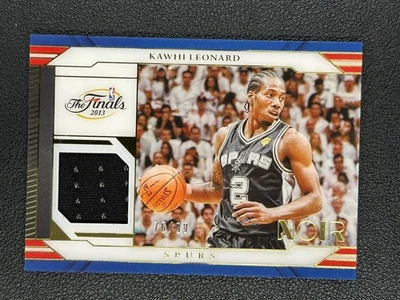 2023-24 Panini Noir NBA Finals Kawhi Leonard Memorabilia Jersey 76/99#Z - Image 1 of 2