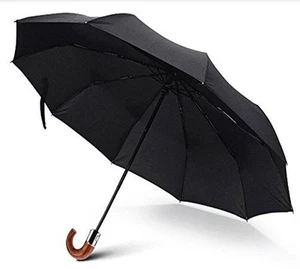 Compact Unisex Classic Auto Open Wind-Resistant Travel Umbrella Folding Anti-... - Bild 1 von 9