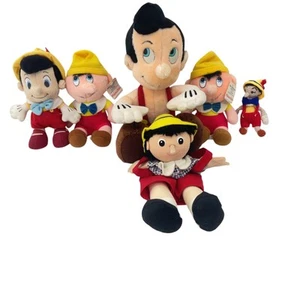 Vintage Walt Disney Pinocchio Preowned Multicolor Plush Collectible Toys - Picture 1 of 6