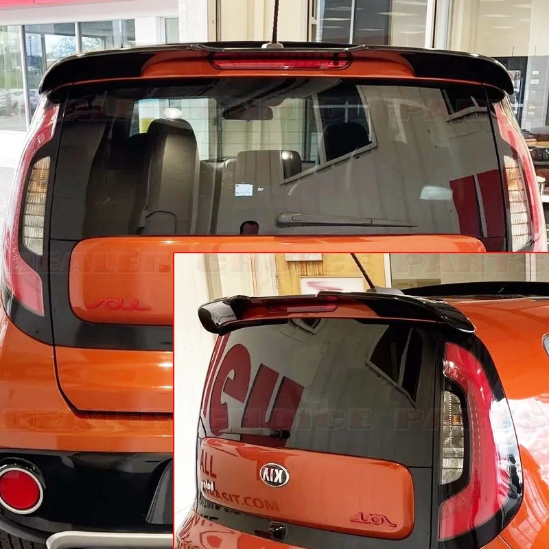 For 2014-2016 2017 2018 2019 Kia Soul Factory Style Spoiler PAINTED GLOSS BLACK - Imagem 1 de 4