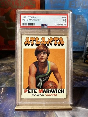 1971-72 Topps - Pete Maravich #55 - Image 1 of 2
