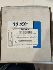Motor de arranque de alto rendimiento Drag Specialties 2110-0247 - Imagen 1 de 4