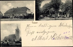 Ak Tauer in der Niederlausitz, Gasthof, Kirche - 3698752 - Picture 1 of 2