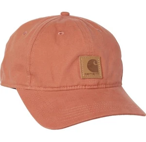 Carhartt G Force Canvas 6 panel Hat Logo Terracotta Adjustable Strapback NWT - Picture 1 of 3
