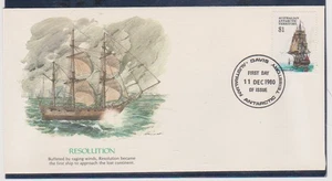 Australia Antarctic Territory Series 197 Ship Resolution FDC Scott L52 Fleetwood - Picture 1 of 1