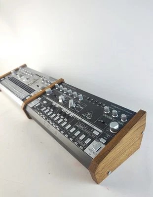 Behringer TD3 RD6 Real Oak Wood Stand Side panel Bass Synthesizer Wooden Stand - Image 1 of 4