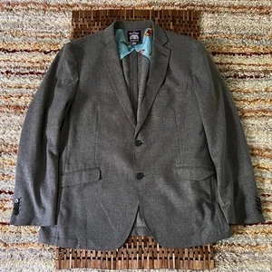 Savile Row Company London Grey Chore Jacket Blazer Coat Men's Size XL 44R - Picture 1 of 3