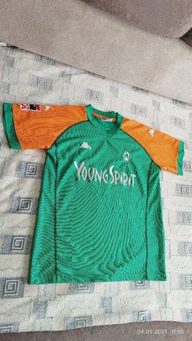 WERDER BREMEN 2003 2004 AWAY FOOTBALL SHIRT SOCCER JERSEY KAPPA #10 Cover