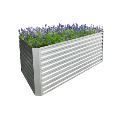 Hochbeet Gemüsebeet Gartenbeet Kräuterbeet Anzuchtbeet Frühbeet Stahl verzinkt - Bild 1 von 4