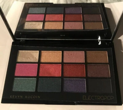 KEVYN AUCOIN ELECTROPOP PRO EYESHADOW PALETTE 12 GOrgeous Shades NIB - Image 1 of 4