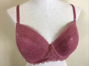Jessica Simpson Bra Womens Size 42C Underwire Lace Rose Full Coverage - Picture 1 of 5