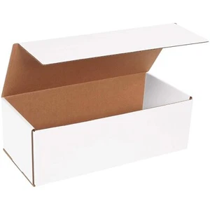 50 15" x 7" x 5" White Corrugated Mailers Tuck Flap Boxes Free Ship - Picture 1 of 1