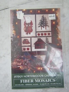 VTG Provo Craft "Northwoods Cabin Noel/Father Christmas Pattern #87801 - Picture 1 of 2