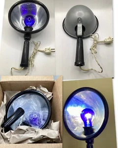 Vintage Soviet Blue Light Therapy Lamp Reflector,70s .Home Storage Kept - Picture 1 of 10
