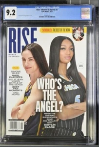 Caitlyn Clark CGC 9.2 Graded Magazine Low Pop, Rise Of A Goat!🔥angel Reese - Bild 1 von 4