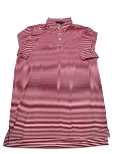 RLX Ralph Lauren Polo Shirt Mens Large Red White Blue Golf Lightweight LARGE L - Picture 1 of 14