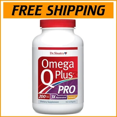 Fuerza Profesional Omega Q Plus PRO - 90 Cápsulas Blandas para el Bienestar del Corazón y el Envejecimiento Foto 1 de 4