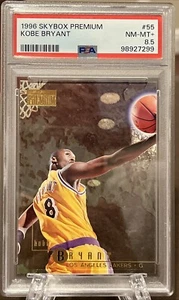 1996-97 Skybox Premium - #55 Kobe Bryant (RC) Rookie Card PSA 8.5 NM-MT+ 💎🔥 - Picture 1 of 2