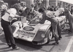 ROTHMANS PORSCHE 962 C1 MONZA 1000KM 1987 GROUP C ORIGINAL JOS REINHARD PHOTO - Picture 1 of 2