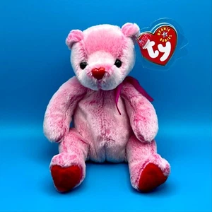 TY Beanie Baby - ROMANCE el Oso del Día de San Valentín (7 pulgadas) - Imagen 1 de 1