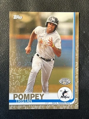 TRISTAN POMPEY 2019 Topps Pro Debut Gold 15/50 - Image 1 of 2