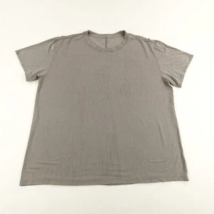 Lululemon Shirt Mens 2XL XXL Gray Geometric Cracking Graphic Performance Gym - Picture 1 of 10