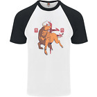 Chinese Zodiac Shengxiao Year of the Ox Mens S/S Baseball T-Shirt