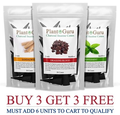 30 Jumbo 木炭香锥背浮 2 英寸散装瀑布燃烧器支架香炉 — 第 1/4 张图片