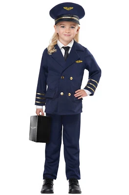 Brand New Pint Sized Airplane Pilot Toddler Costume - Image 1 of 2