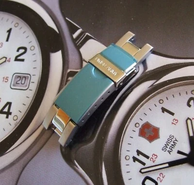 NEW/NOS SWISS ARMY OEM OFFICERS 1884 Small Watch CLASP for BRACELET/BAND/STRAP - Image 1 of 4