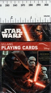 NUEVO Juego de Cartas de Juego de Villanos de Star Wars CAJA SELLADA Cartamundi Lucasfilm Disney - Imagen 1 de 1