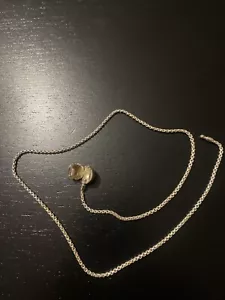 Pandora S925 Charm Halskette Schlangenkette 45 cm Silber Kugelverschluss - Bild 1 von 4