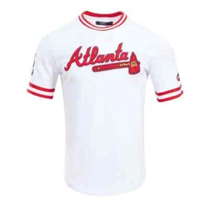 Pro Standard - MLB Atlanta Braves Men's Classic Chenille Double Knit Top - White - Picture 1 of 8
