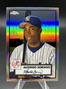 2021 Topps Chrome Platinum Anniversary REFRACTOR #549 Alfonso Soriano Yankees - Picture 1 of 3