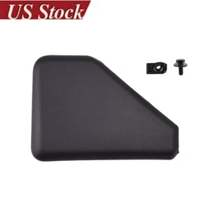 LEFT DRIVER SIDE STEP RUNNING BOARD END CAP COVER BLACK FOR 2015-2022 FORD F150 - Foto 1 di 14