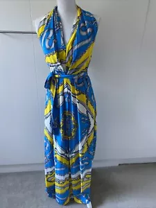 Hale Bob Silk Stretch Maxi Dress Size S NEW - Picture 1 of 9