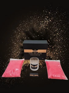 Sand Wax Candle, Pearl Wax Candle Set, 1Kg Scented Candle Jar&Wic Red & Red - Picture 1 of 6