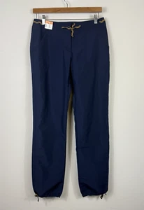 Decathlon women's Quechua blue pants hiking drawstring waist toggles Size M - Picture 1 of 13
