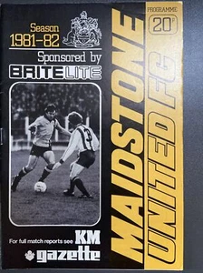 Maidstone United v Weymouth(Alliance League 81/2) 6/3/82 - Picture 1 of 3