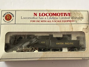 Bachmann N Scale #51551 Prairie 2-6-2 Loco & Tender Union Pacific #1836 - Picture 1 of 6