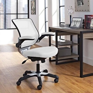 Ergonomic Adjustable Swivel Mesh Computer Desk Task Office Chair in White - Picture 1 of 6