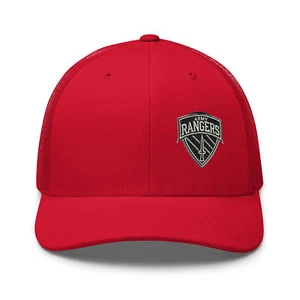 Cappello a rete patriottico berretto camionista ricamato rangers esercito per tifosi rangers - Foto 1 di 10