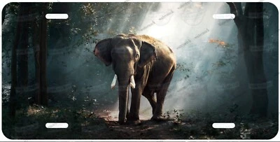 Elephant Wildlife Animal Personalized License Plate Tag Car ATV Moped Motorcycle - Image 1 of 4