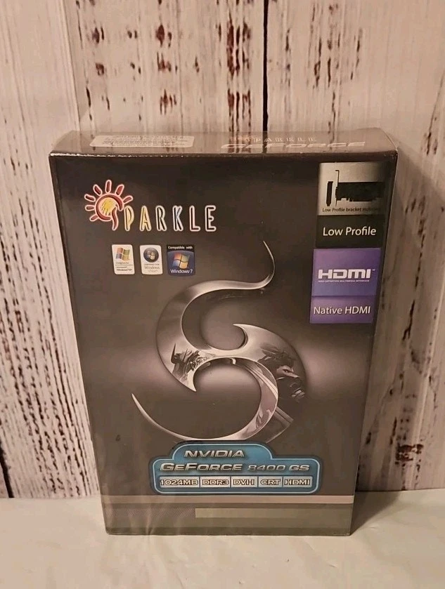 New Sparkle Nvidia GeForce 8400 GS 1024MB DDR3, Graphics Card (SX84GS1024SLNM) - Image 1 of 4