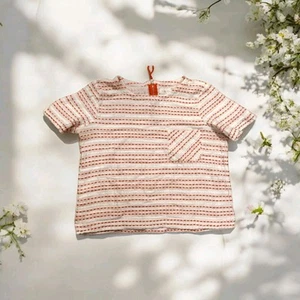 Ann Taylor Lou & Top Large – White & Orange Summer - Picture 1 of 9