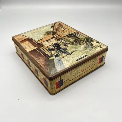 Vintage EDWARD SHARP & SONS Toffee Tin RYE SUSSEX PICTURED c1950's - Image 1 of 4