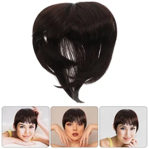  Wig Hair Piece Wiglet for Women Human Topper Mother Hairpieces Thinning - Picture 1 of 12