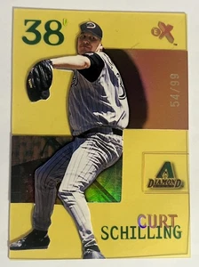 2003 Fleer EX CURT SCHILLING Diamondbacks Essential Credentials Future 54/99 - Picture 1 of 2